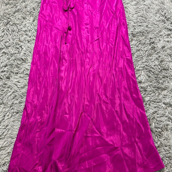 Anthropologie Slim Slip Midi Skirt size L - Picture 4 of 10